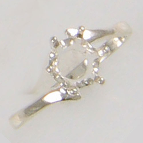 Anello solitario tondo - solitario,
