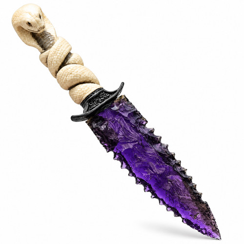 Coltello cristallo vetro