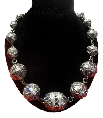 Collana artigianale smaltata