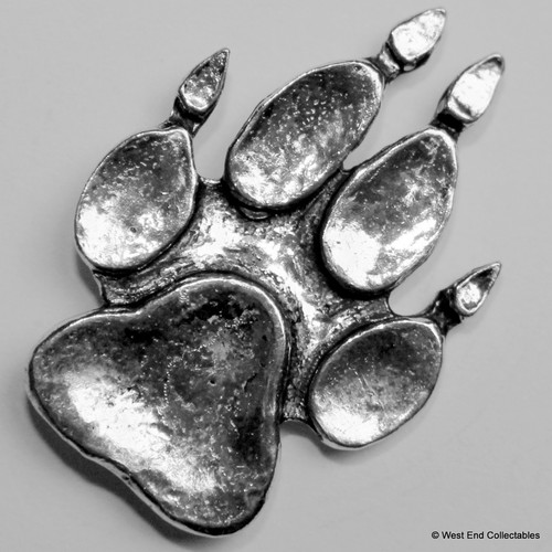 Paw print pewter - paw,